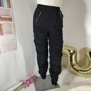 Almost Famous Black Ruched Women Jeans